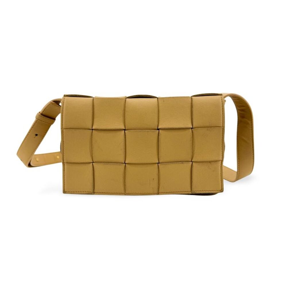 Bottega Veneta Cassette Crossbody Bag Beige